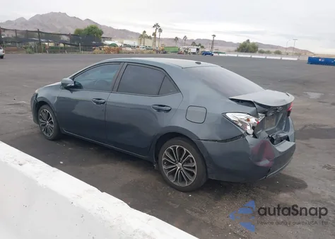 2014 Toyota Corolla S Plus z USA, uszkodzony, nr VIN 5YFBURHE8EP089153